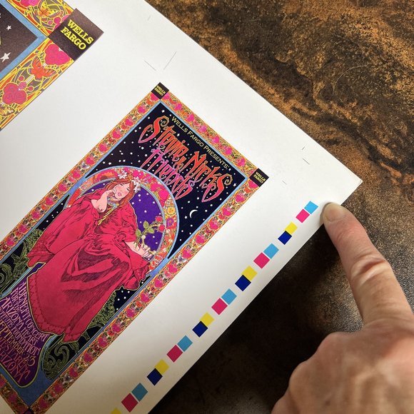 MINT/NM RARE Stevie Nicks & Friends 2000 Uncut Proof Sheet Signed by Masse 26x19 - Picture 4 of 9